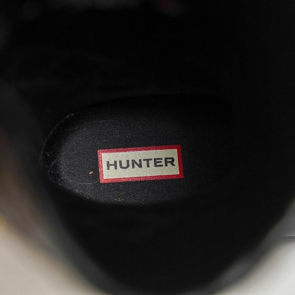 Hunter Refined Quilted Gloss Rain Boots NWOT - Picture 9 of 10